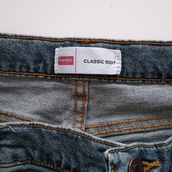 Lot of 2 boys Wrangler boot cut jeans, sz 16 Husky - Picture 4 of 11